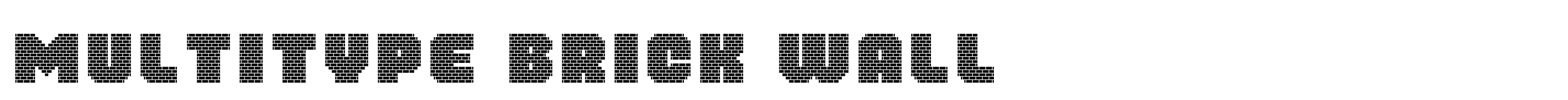 MultiType Brick Wall